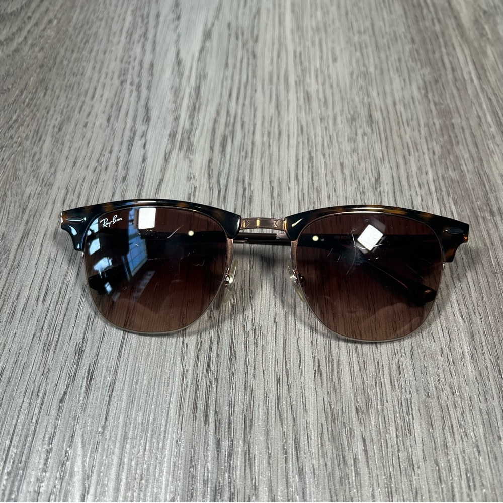Ray-Ban RB8056 155/13 Brown Tortoiseshell‎ LightRay Sunglasses 51□22 3N AS IS
